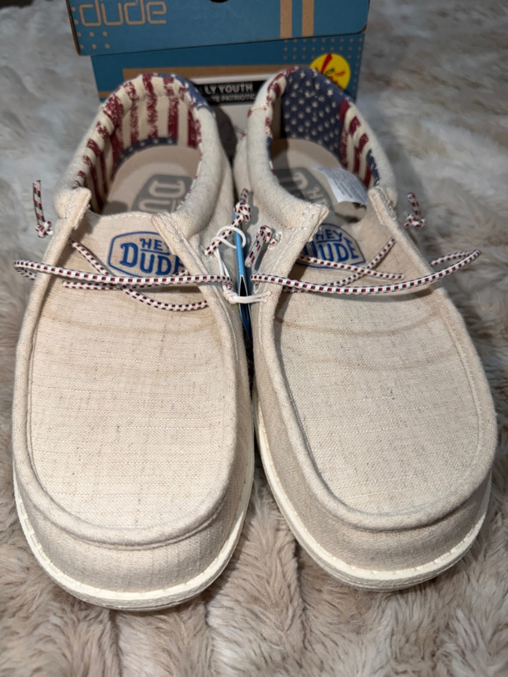 Hey Dude Wally Youth Off White Patriotic